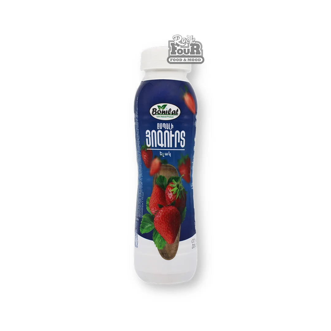 Drinking yogurt "Bonilat" strawberry 1.5% 275g